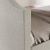 Twin Maddie Linen Upholstered Daybed with Trundle Ivory - Eco Dream - 4 of 4