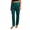 Wicked Part 1 Hats & Tiaras All-Over Print Women’s Green Sleep Pajama Pants - 3 of 4