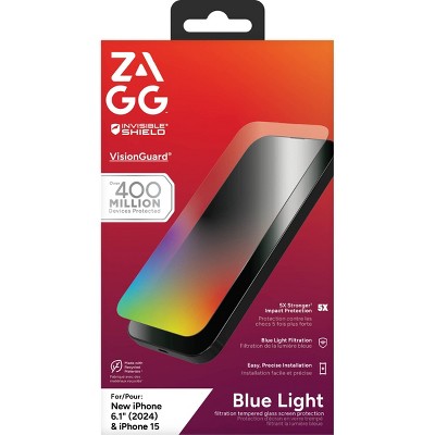 ZAGG Apple iPhone 16/iPhone 15 Glass Elite VisionGuard Screen Protector