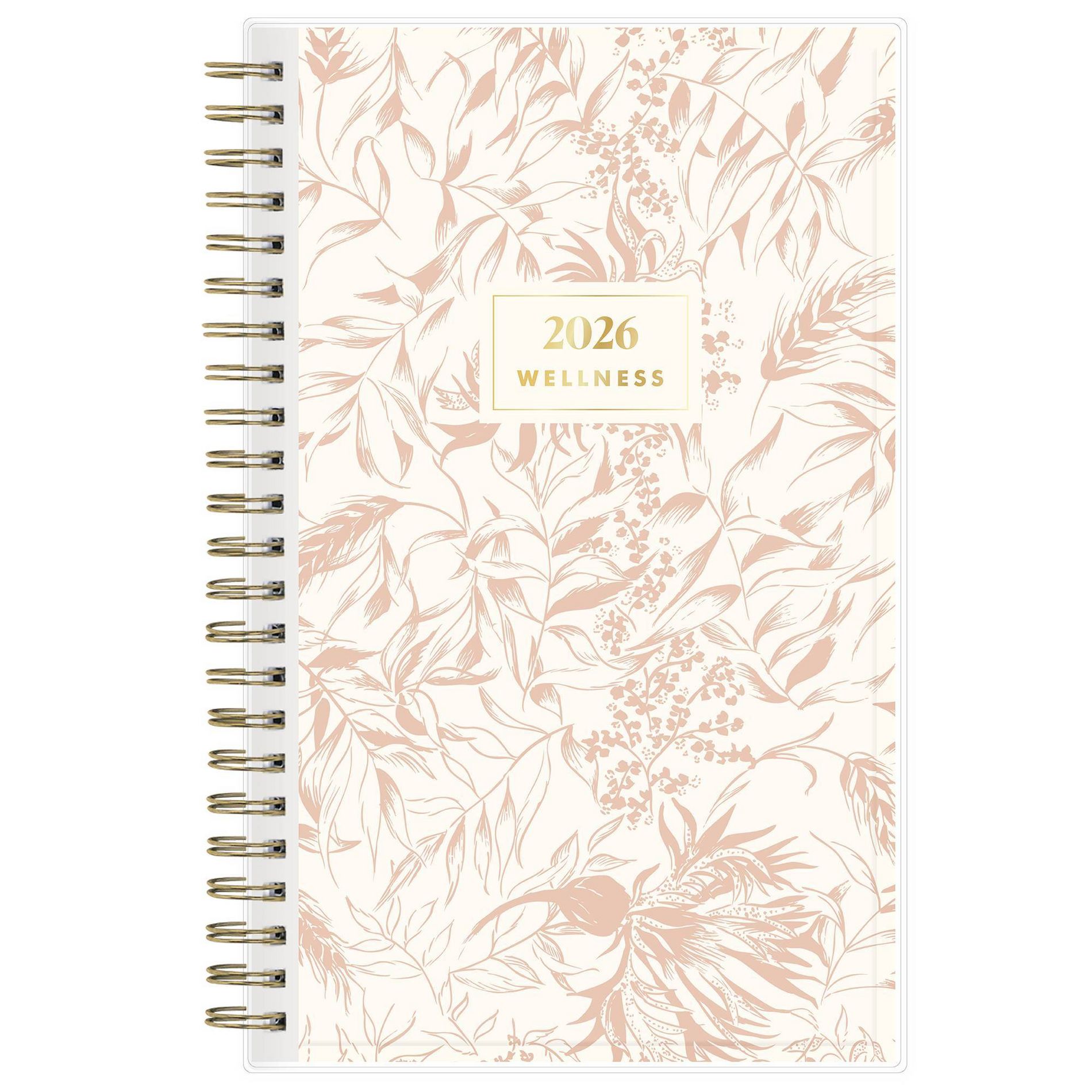 The Everygirl 5"x8" Wellness Planning Calendar Verdure Desert Rose Create Your Own RY 2026 Weekly/Monthly Safety Wirebound