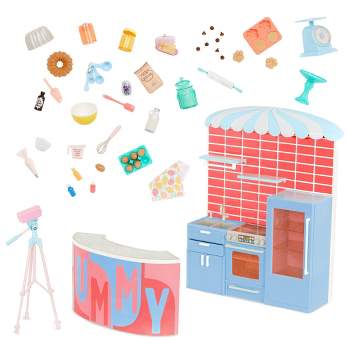 Glitter Girls Kitchen & Baking Accessories for 14" Dolls Vlog Set