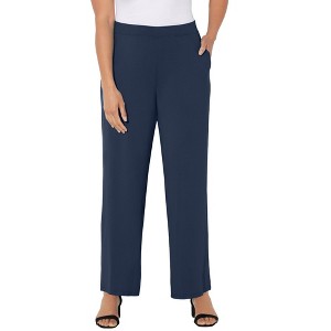Catherines Women's Plus Size Anywear Wide Leg Pant - 1 of 4