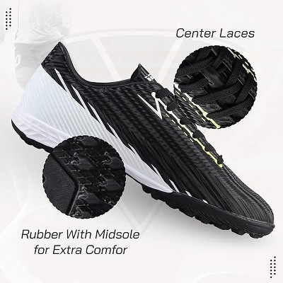 Vizari Men's Tesoro Turf Outdoor Soccer Shoes | for Teens and Adults - Black/White,6.5 — фото 4