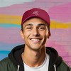 Dalix UFO Embroidered Alien Dad Hat Cotton Baseball Cap Adjustable Mens - 2 of 4