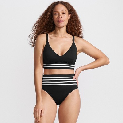 Lands' End Women's V-Neck Underwire Tankini Top