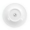 Elama Cafe 12 Piece 8 Ounce Porcelain Cup and Saucer Set in White - 4 of 4
