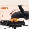 FONTOI Task and Office Chairs, Office Chair with Fixed Armrests and Adjustable Foot Ring, Swivel Task Chair for Office, Black, 28.35"*48.8"*28.35" - 3 of 4