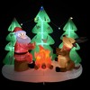 Northlight LED Lighted Inflatable Santa and Reindeer Outdoor Christmas Decoration - 8' - image 3 of 4