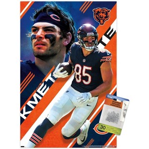 Trends International NFL Chicago Bears - Cole Kmet 24 Unframed Wall Poster Prints - 1 of 4