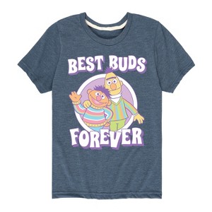 Boys' - Sesame Street - Best Buds Forever Short Sleeve Graphic T-Shirt - 1 of 4