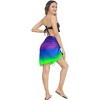 LA LEELA Women's Bikini Sarong Cover ups Wraps One Size Admiral Plain - 4 of 4