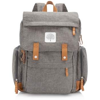 Parker Baby Co. Large Diaper Backpack Birch Bag - Gray