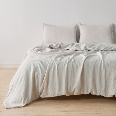 100% European Flax Linen Duvet Cover & Sham Set by Verlee