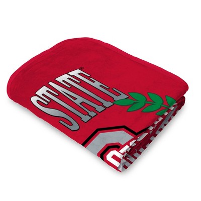 Ohio State Buckeyes Silk Touch Throw Blanket 46x60 Inches