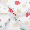 INSPIRE CHIC Women's Floral Printed Cotton Blended  Small Square Scarves 1Pc - 4 of 4