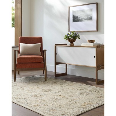 Hauteloom Adelle Wool Living Room, Bedroom Area Rug - Traditional