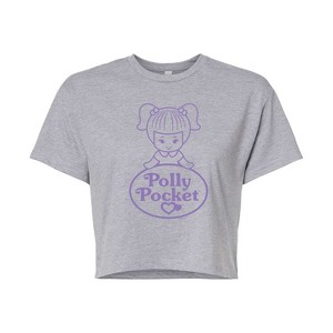 Women's - Polly Pocket - Logo And Doll Cropped Graphic T-Shirt - 1 of 4