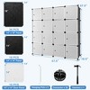 Costway 16-Cube Portable Closet Wardrobe Armoire Bedroom Dresser w/2 Hanging Rods - 4 of 4