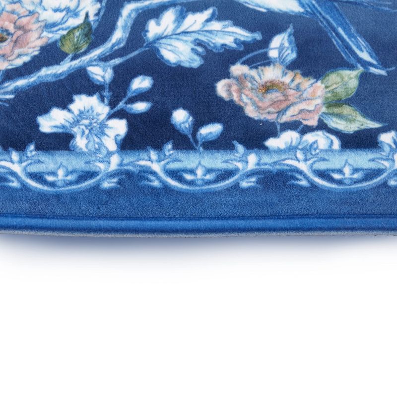 The Lakeside Collection Chinoiserie Bathroom Collection - Bath Rug, 5 of 6