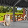 Gulches Wooden Cat Window Perch for Large Indoor Cats with Mesh Windows - 4 of 4