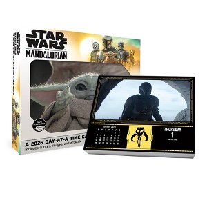 Star Wars Trends International 2026 Mandalorian Dayata Time 6.12"x5.37" Box Calendar - 1 of 4