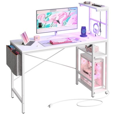 Bestier 44 Inch Gaming Desk with Power Oulet