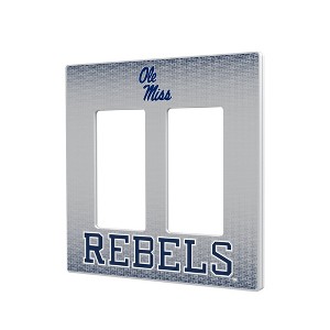 NCAA SEC Universities Linen Hidden-Screw Light Switch Plate for Double Rocker - 1 of 4
