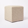 Lynwood Square Upholstered Cube Ottoman - Threshold™ designed with Studio McGee - 2 of 4