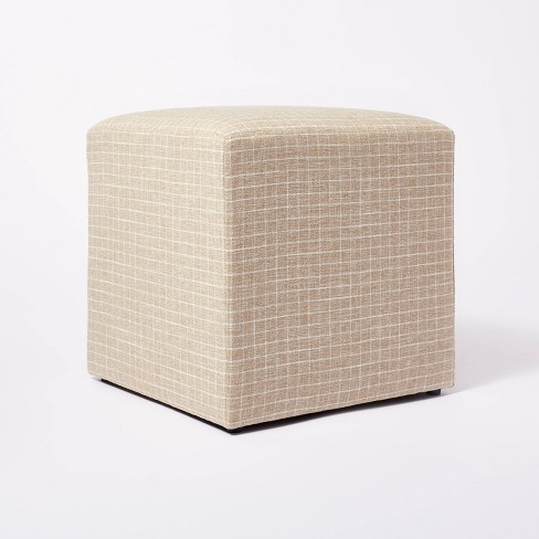 Lynwood Square Upholstered Cube - Threshold™ designed with Studio McGee - image 1 of 4
