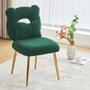 Chic Cute Accent Chair with an Upholstery and Butterfly Pillows for Cozy Elegance - 3 of 4