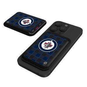 Keyscaper NHL Plaid Black Magnetic Credit Card Wallet - 1 of 3