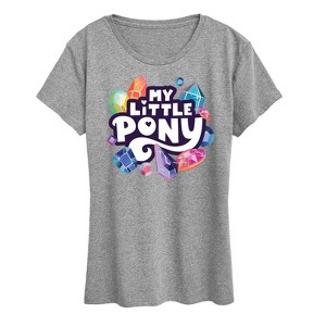 Women's - My Little Pony - New Gen Crystals Logo Short Sleeve Graphic T-Shirt - 1 of 4