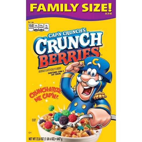 Cap N Crunch Crunch Berries Breakfast Cereal 22 8oz Target