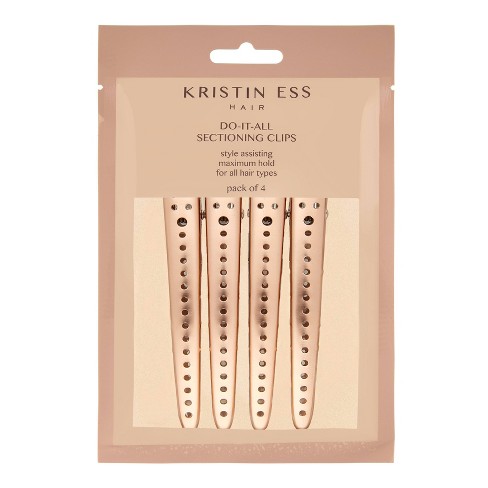 Kristin Ess Do-It-All Sectioning Clips for Hair Styling + Blow Drying - Non Slip, No Crease - 4ct - image 1 of 3