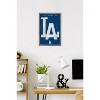 Trends International MLB Los Angeles Dodgers - Logo 25 Framed Wall Poster Prints - 2 of 4