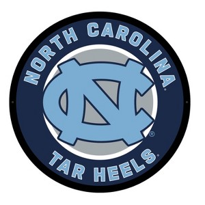 Evergreen Ultra-Thin Edgelight LED Wall Decor, Round, University of North Carolina- 23 x 23 Inches Made In USA - 1 of 4