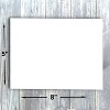 Hamilco White 5x8 Blank Index Cards 65lb Cover Cardstock Paper - 100 Pack - 3 of 4