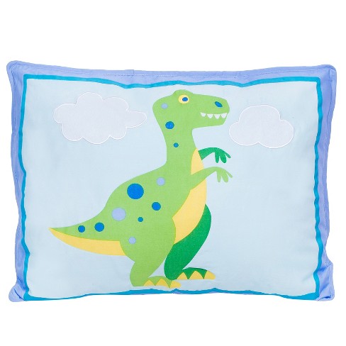 Dinosaur Weighted Plush Kids' Throw Pillow Green - Pillowfort