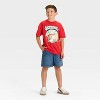 Boys' Captain Underpants Oversized Short Sleeve Graphic T-Shirt - Red - 4 of 4