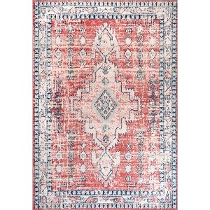 Nuloom Juliette Vintage Diamond Medallion Indoor Area Rug - 1 of 4