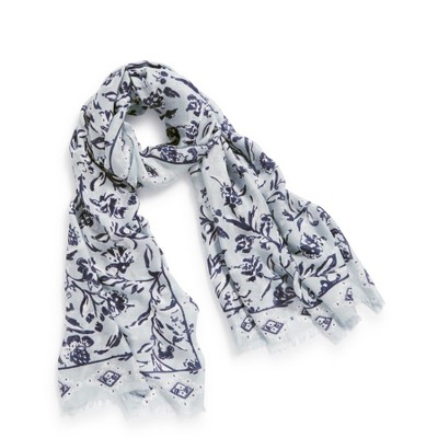 Vera Bradley Women's Rayon Soft Fringe Scarf Snow Globe Motifs : Target