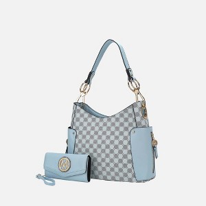 MKF Collection Penelope Circular Print Women’s Shoulder Bag with matching wallet by Mia K - 1 of 3