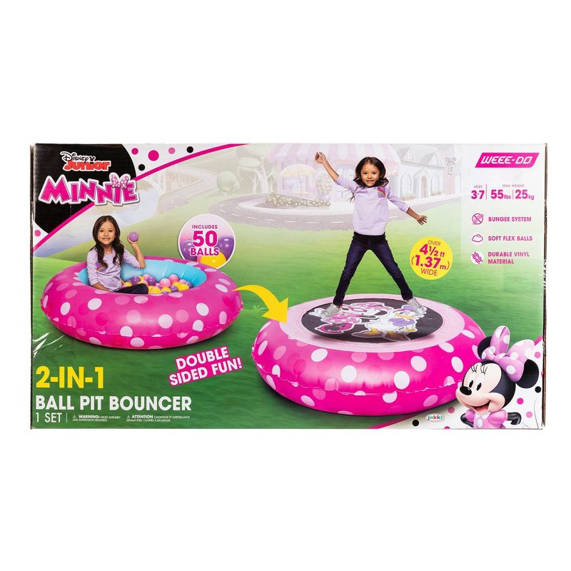 Minnie Mouse 2-in-1 Ball Pit Bouncer Trampoline, 6 of 7