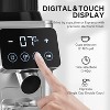 Coffee Grinder, 40mm Stainless Steel Conical Burr Grinder with 24 Grinding Settings, Grinding Time & 1-12 Cups Adjustable, Fit Espresso & Drip Coffee - 2 of 4