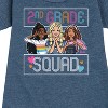 - Barbie - Back To School Graphic Short Sleeve Fleece Dress - 2 of 4