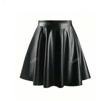 TIME HOLLOW Asymmetrical Cut Mini Skirt With Belt