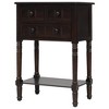 ORRD Small Entryway Table with Storage Drawers and Bottom Shelf for Living Room, Narrow Sofa Console Table for Hallway（Navy） - 2 of 4