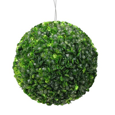 Vickerman 4.25" Sequin and Beaded Christmas Ball Ornament - Green