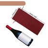 Unique Bargains Balloon Pattern Wine Bags with Drawstrings Red 1 Pc - 3 of 4