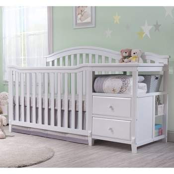 Sorelle Berkley Crib & Changer Standard Full-Sized Crib White